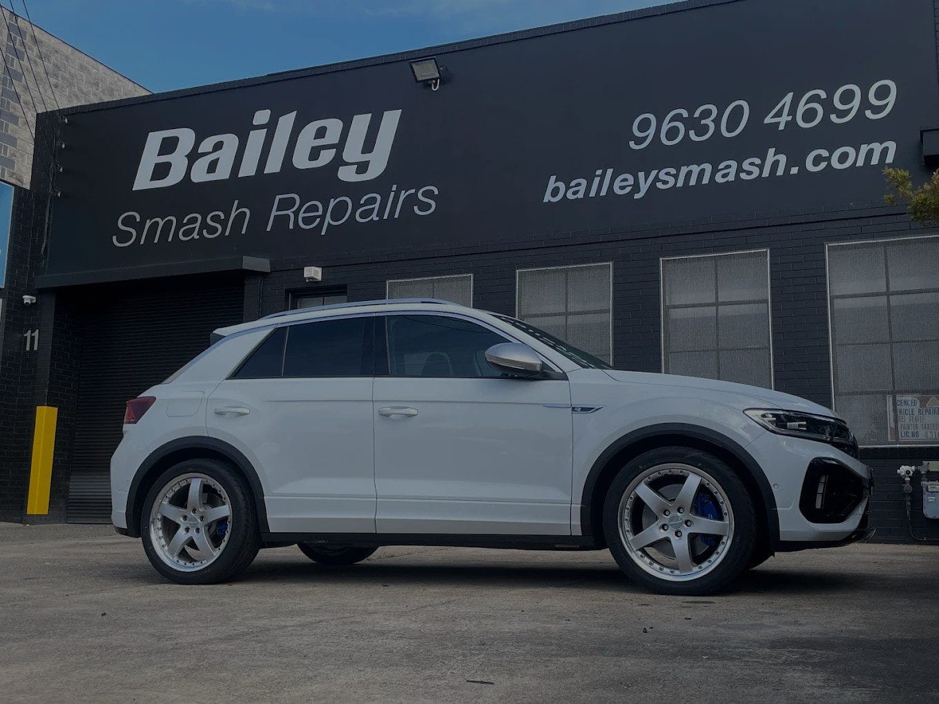 Bailey Smash Repairs workshop at 11 Bourke Street, North Parramatta